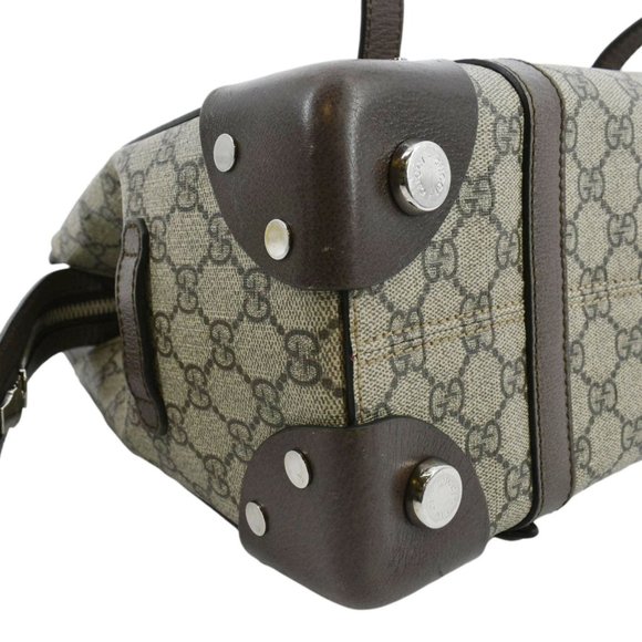 GUCCI  Small GG Supreme Canvas Tote Bag Beige - Picture 8 of 15